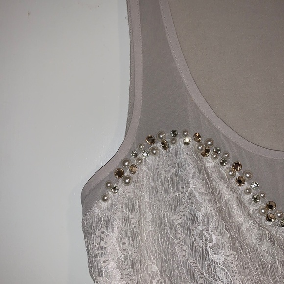 Express Lace Embellished Tank Top - Picture 2 of 5